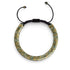 Serpentin | Bronze Hématite x Argent | Bracelet Double Vague